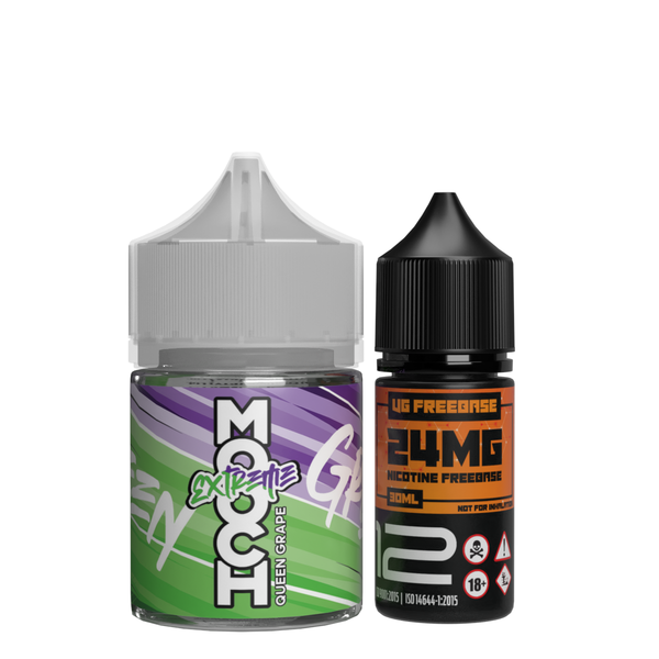 MOOCH Extreme Queen Grapes Shortfill MTL or Nic Salt Bundle