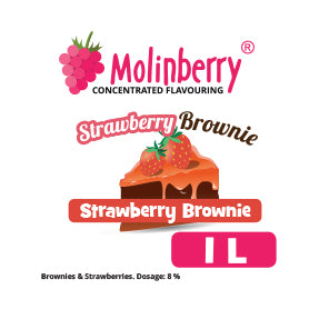 Molinberry  Strawberry Brownie Concentrate