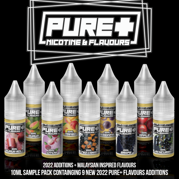 PURE+ Flavours  2022 Additions 10ml sample pack (All)