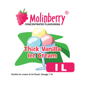 Molinberry  Thick Vanilla Ice Cream Concentrate