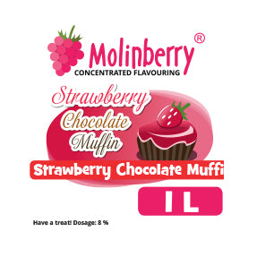 Molinberry  Strawberry Chocolate Muffin Concentrate